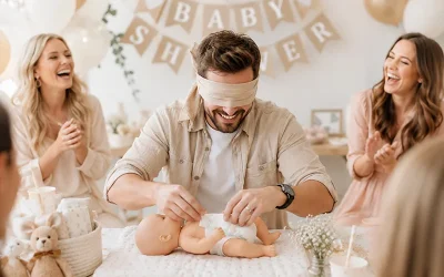 Babaváró buli játékok: Top 10 vicces ötlet